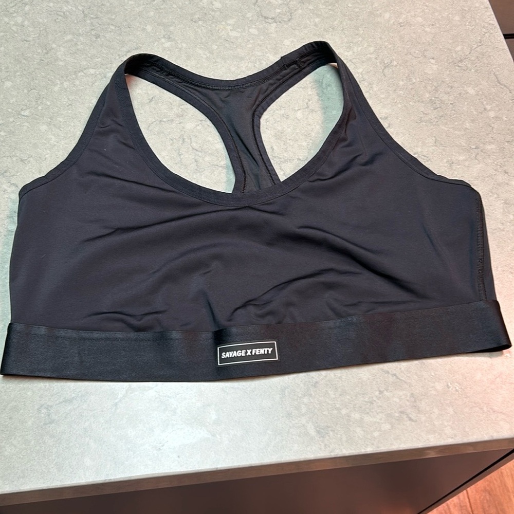 Savage X Fenty black sports bra size 3x EUC